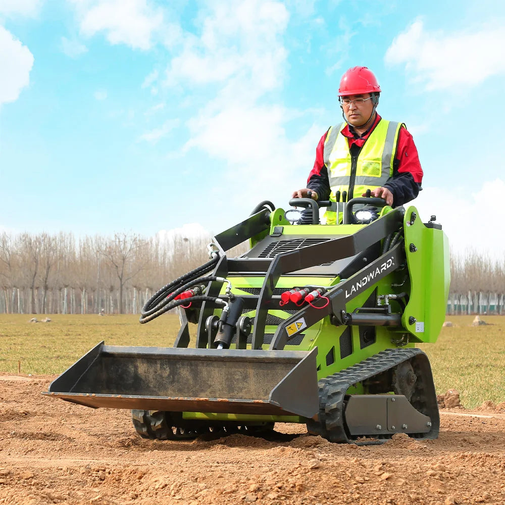 EURO 5 EPA Mini Skid Steer Loader China Manufacturer Small Mini Skid Steer Loader 500kg 800kg Mini Wheel Loader Customized Sale